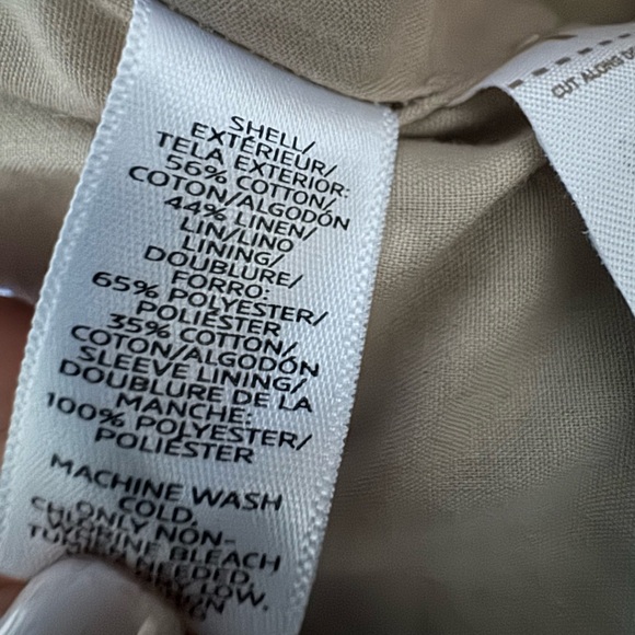 Ann Taylor Loft blazer 2P medium denim Color - Picture 6 of 6